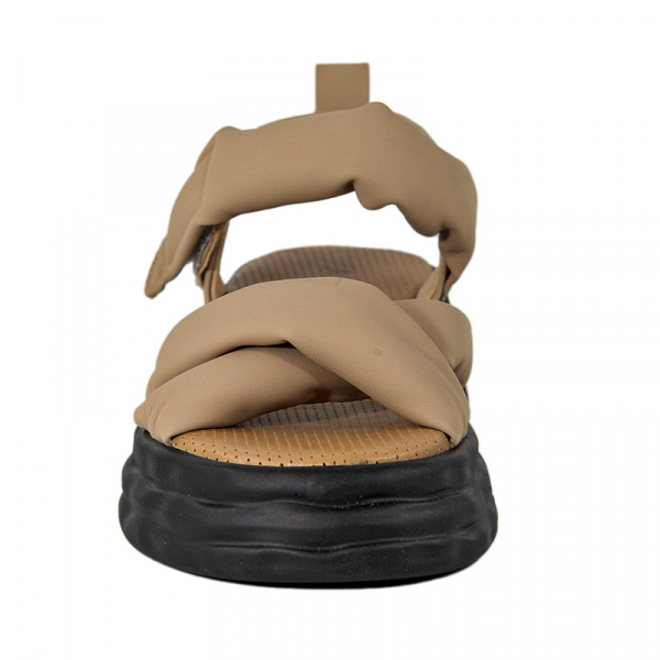 Сандалии женские <31W26-21-043= темно-беж/к>