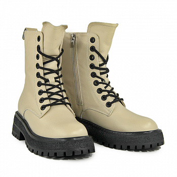 Ботинки женские зимние <21310-M-M= беж/к>