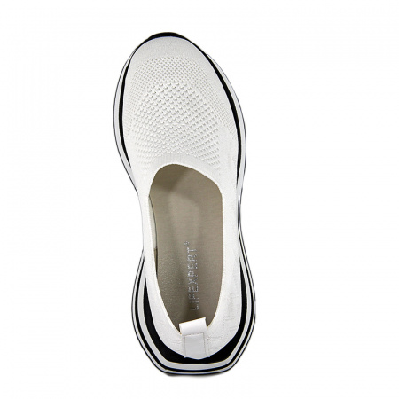 Слипоны женские лето <BF8-22738-2= бел/тек>