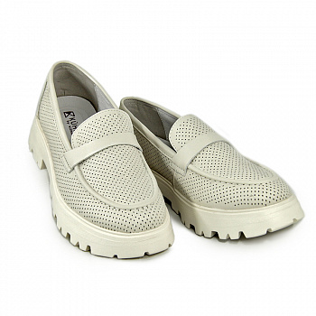 Лоферы женские лето <K221-VM-02-B= беж/к>