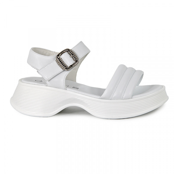 Сандалии женские <31W21-18-022 бел/к>