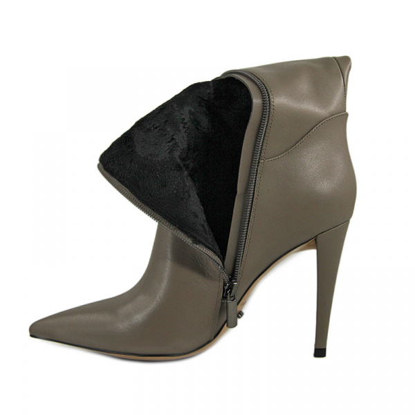 Сапоги женские демис <1985H-G1861-N198=св-сер/к>