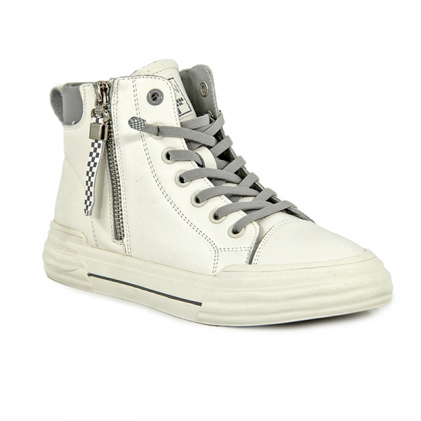 Кеды женские демис <22-9-MH1-R= мол+серы/к>