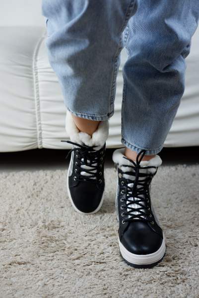 Дутыши женские зимние <OAB-202011-1= серебро/к+т>