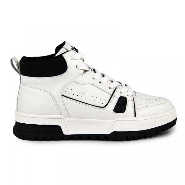 Кеды женские демис <C2766-5= бел+чер/эко к>