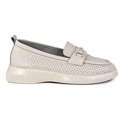 Лоферы женские лето <YD14-2D= беж/к>