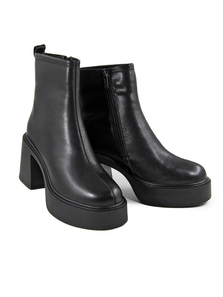 Ботильоны женские демис <RQ296-012 ч/к>