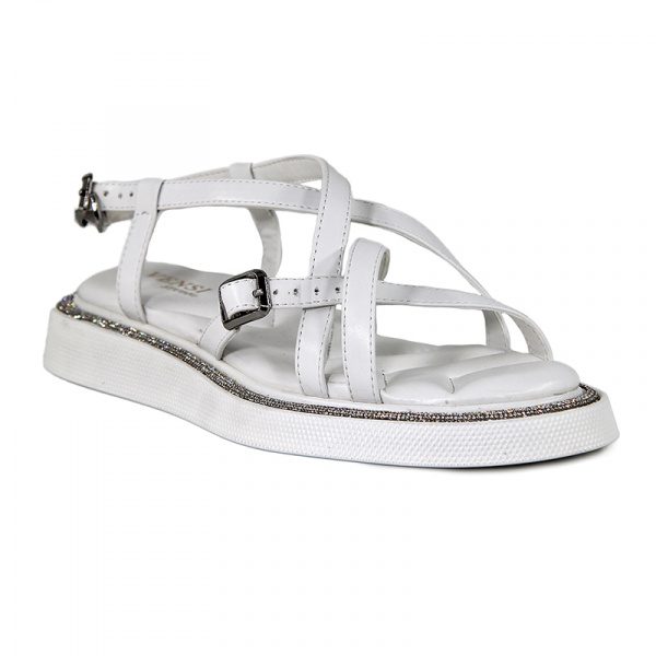 Сандалии женские <L310-Q269-1 бел/к>