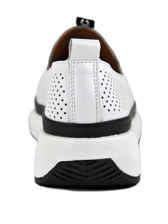 Слипоны женские лето <NU622-011 бел/к>