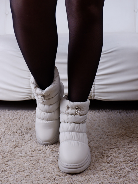 Дутыши женские зимние <FAL317-2Z серы/т>