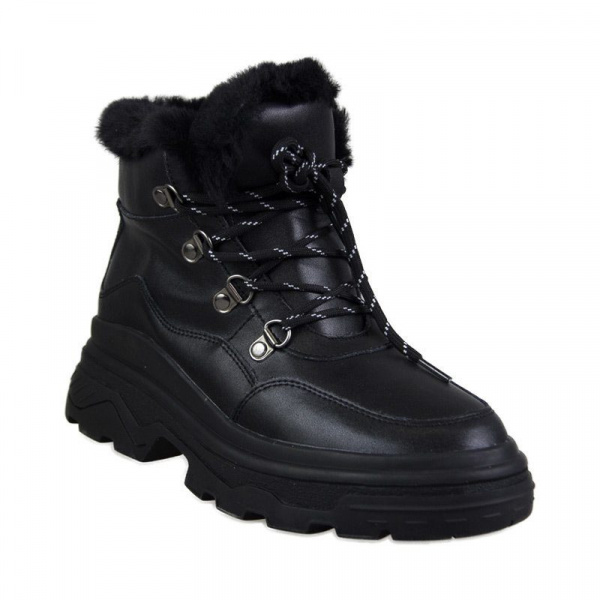 Ботинки женские зимние <ES5239-1HZM ч/эко к>