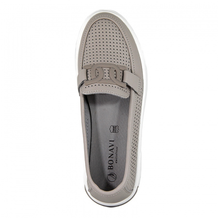 Слипоны женские лето <12F5-47-120= св-серы/к>