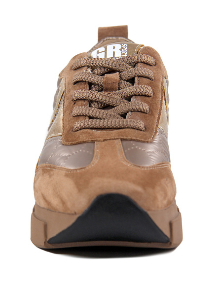 Кроссовки женские <QS596-F207-1 кор+зол/з+к+>