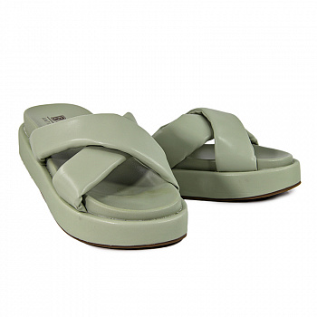 Сабо женские <HA150-010= зел/эко к>