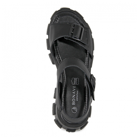 Сандалии женские <12F6-15-101= чер/к>