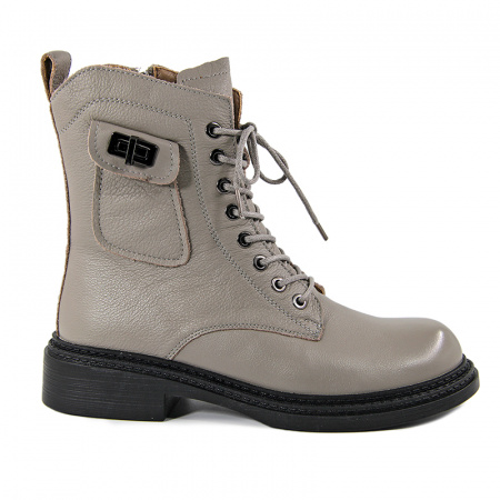 Ботинки женские демис <21W10-19-105B серы/к>