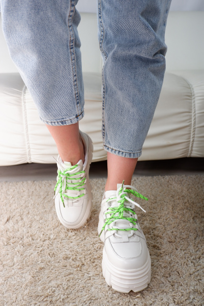 Кроссовки женские <316-82008 (M) бел/к>