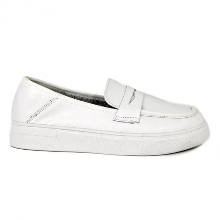 Слипоны женские лето <21882-B= белый/к>