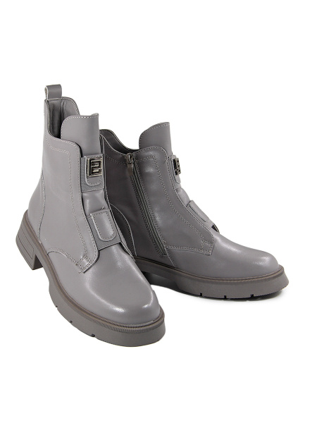 Ботинки женские демис <32W17-23-105B серы/к>