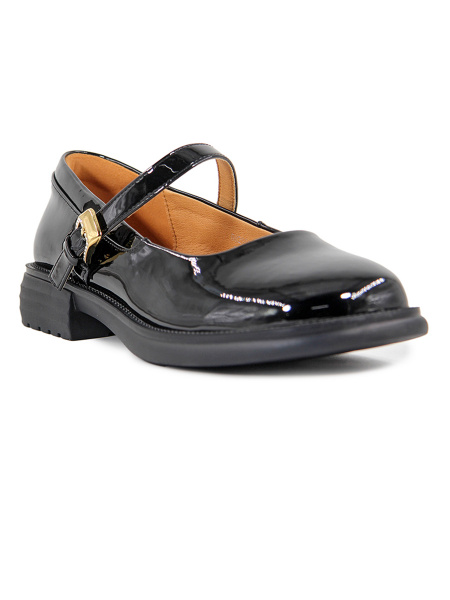 Туфли женские <DM255902TB ч/нат лак>