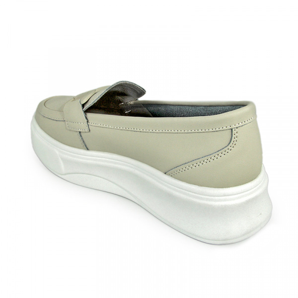 Слипоны женские лето <31F15-56-022= беж/к>