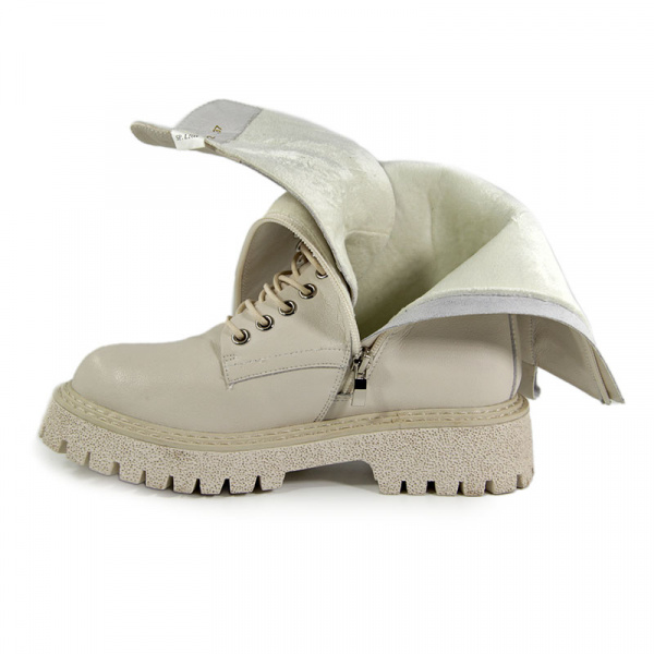 Берцы женские демис <W0055-11-2= беж/к>