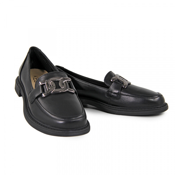 Лоферы женские <PW2425-82703-1= черный/к>