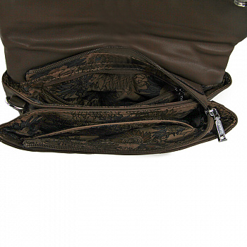 Сумка женская  <V-0181 коричневый/эко к>