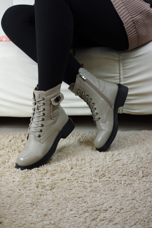 Ботинки женские демис <21W10-19-105B серы/к>