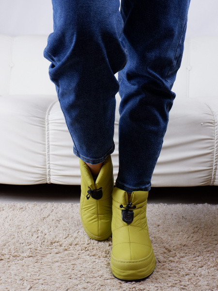 Дутыши женские зимние <FAL311-3Z зел/т>