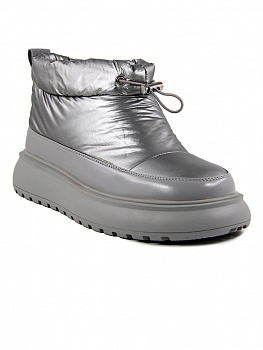 Дутыши женские зимние <XM562-100 сереб/тек+эко к>