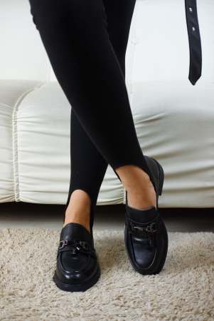 Лоферы женские <PF3418-K537W/Z36/8 ч/к>