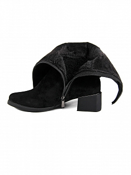 Сапоги женские зимние <W223-EAK-02-H-27= чер/з>