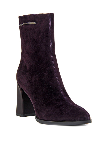 Ботильоны женские демис <04-2-A фиол/з>