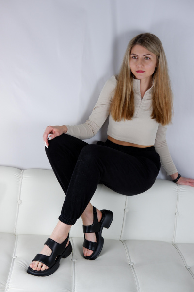 Сандалии женские <A009-1 ч/к>