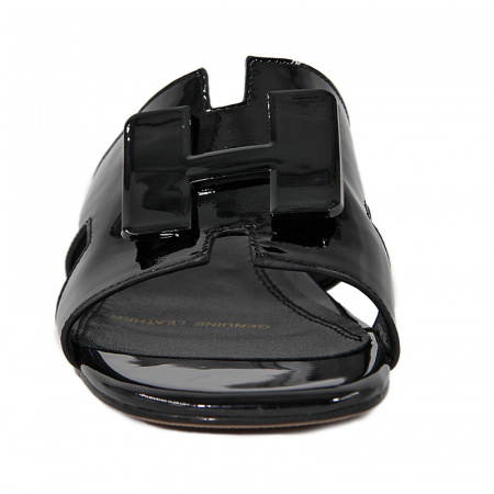 Сабо женские <233-2-H/5-0/6= чер/нат ла>