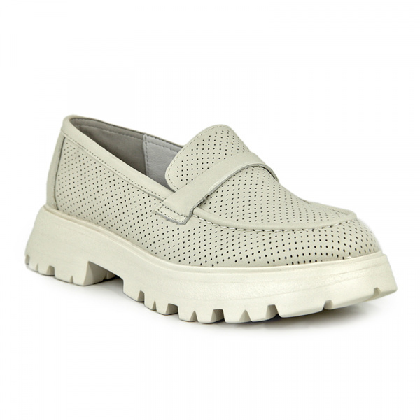 Лоферы женские лето <K221-VM-02-B= беж/к>