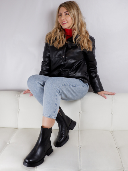 Ботинки женские зимние <C2-LE372-KA834AM-6= ч/к>