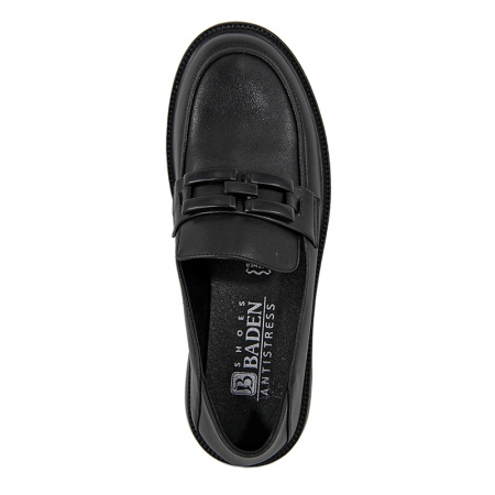 Лоферы женские <GC053-010 ч/к>