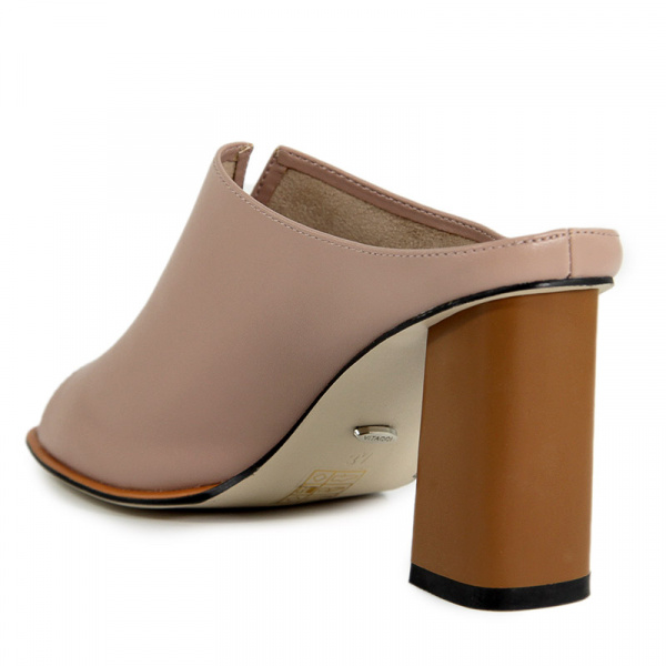 Сабо женские <1843635P= пудра/эко к>