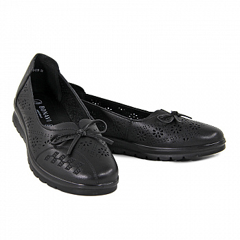 Туфли женские лето <31R3-5-011= чер/к>