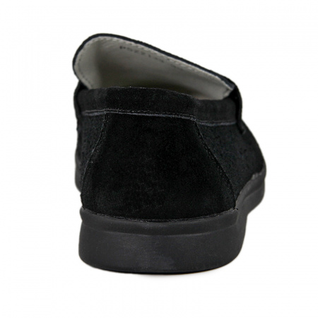 Лоферы женские <PS22133 чер/з>