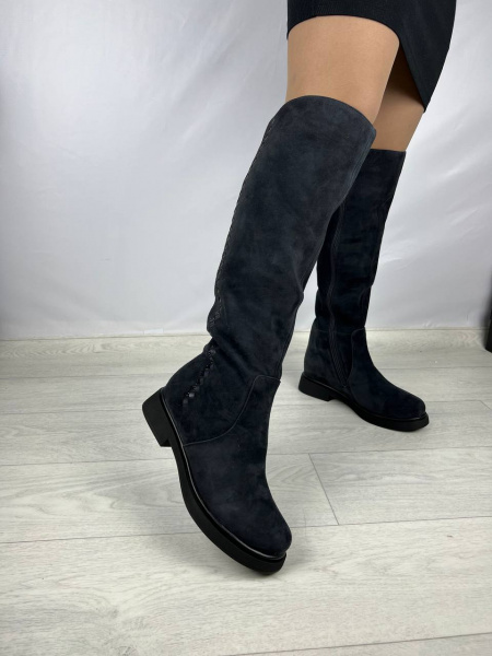Сапоги женские зимние <W223-SAN-01-С-27= серы/з>