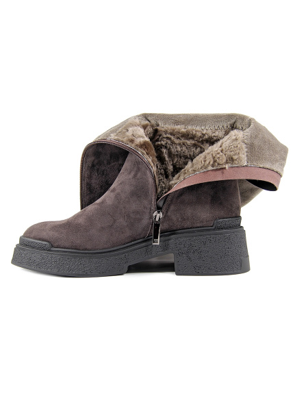Сапоги женские зимние <4F3573-1200-OC23RB серы/з>