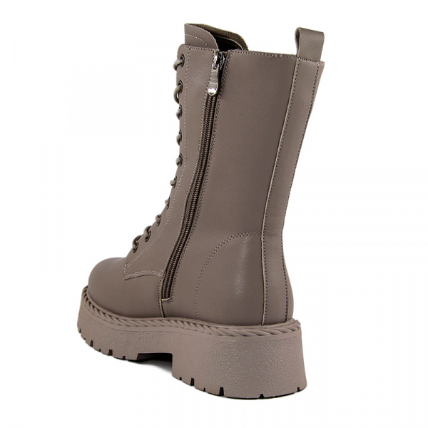 Ботинки женские зимние <32W18-36-110Z темно-беж/к>