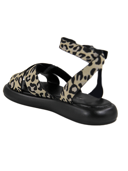 Сандалии женские <K-L-B25870-3 зел+чер/к>