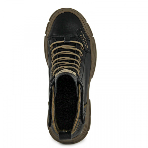 Кеды женские демис <01H-8885= черный/к>