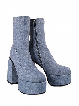 Ботильоны женские демис <Q486 гол/эко к>