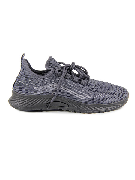 Кроссовки мужские лето <511-6A тем-серый/текстиль>