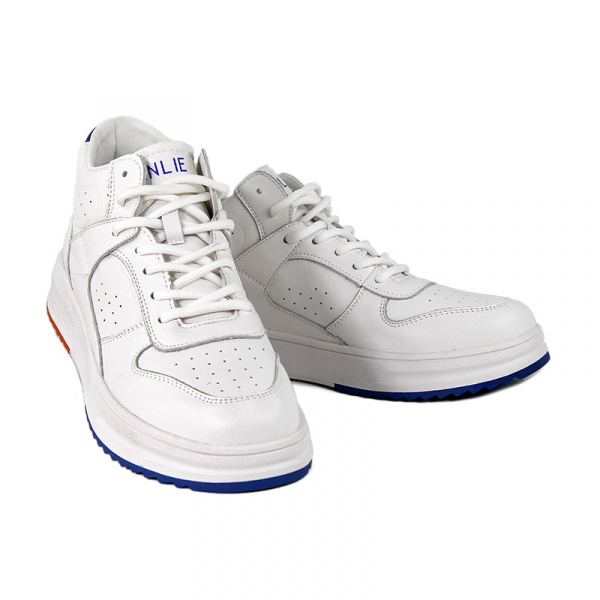 Кроссовки женские <18158G бел+син/к>